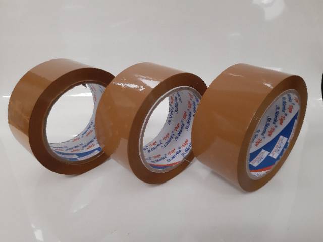 LAKBAN COKLAT 45 MM X 100 YARD FULL KUALITAS DAIMARU