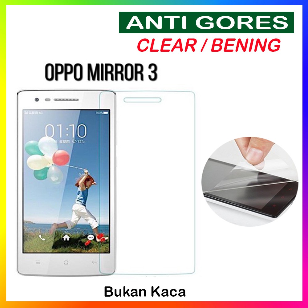 Anti Gores Oppo R3007/Miror 3 R5 Acer E3 MR Z4 MR Lenovo A5000 S90 Screenguard Antigores HP Handphone Pelindung Layar Gadget