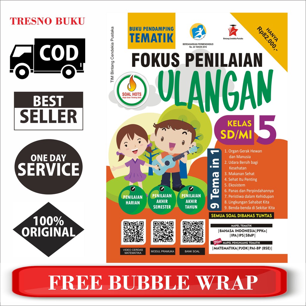 PENDAMPING TEMATIK FOKUS PENILAIAN ULANGAN KELAS 5 SD/MI