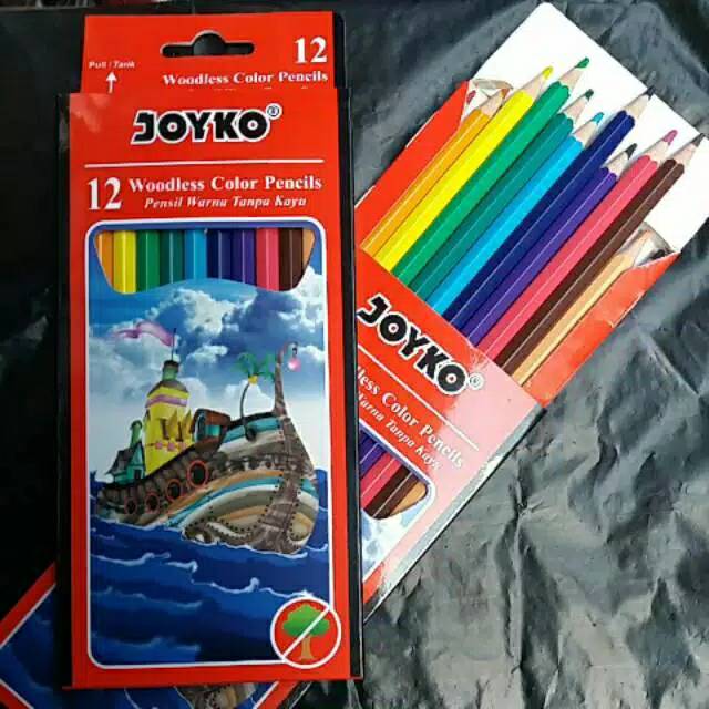 

Pensil warna joyko isi 12 pcs. 12 warna