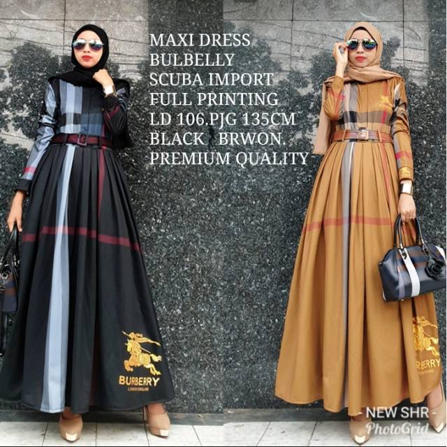 Ready Gamis Burberry ORI SHR
