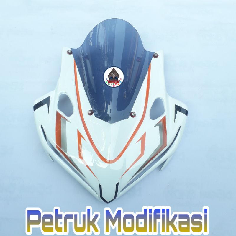 Cover Headlamp Topeng Kedok Visor V4 Buat CBR150R Facelift K45G