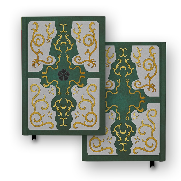 Buku Licht Elf 5 Clover Grimoire Black Clover Anime Custom Jurnal Diary Planner