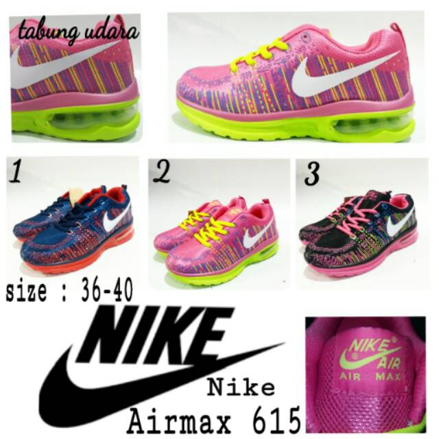 Sepatu sport nike airmax woman 615 nike murah airmax setengah tabung