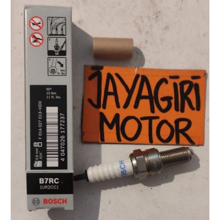 Busi BOSCH B7RC UR2CC Karisma Beat Blade Revo Byson Jupiter MX Thunder Mio Soul Satria FU 150 Ninja 