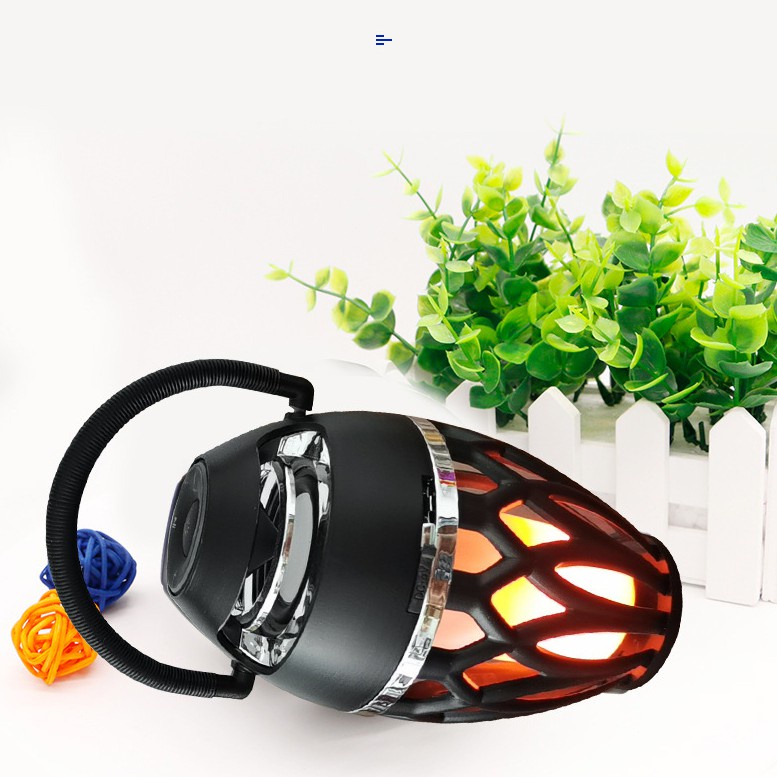 Speaker Bluetooth Flame Atmosphere XV-043A Portable With Stereo Sound LED