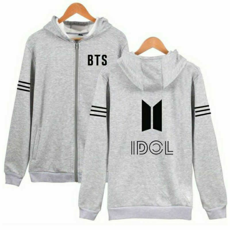 ZipHoodie Custom Idol size S - XXXXXL(6XL) BIGSIZE Hoodie Resleting JIMIN V RAP (Bisa Custom)