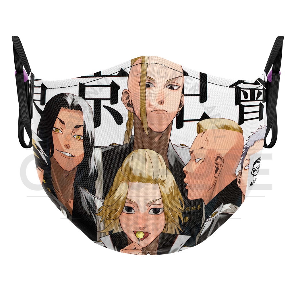 MASKER ANIME TOKYO REVENGERS SERIES 001 FULLPRINT 3FLY PREMIUM