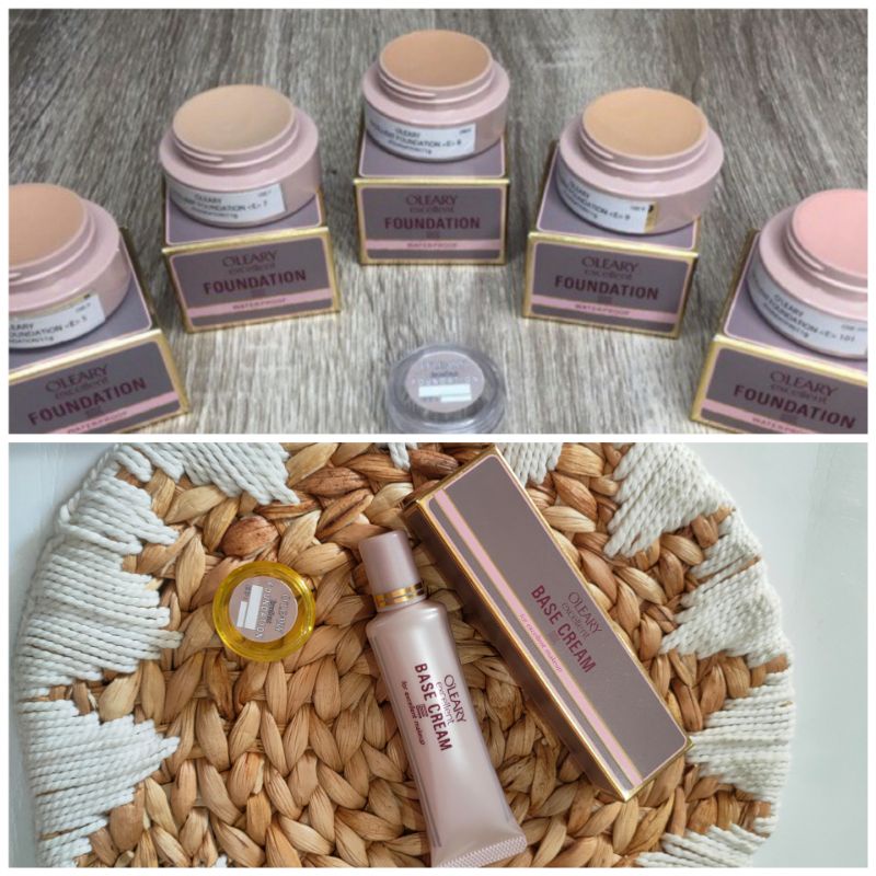 Oleary excellent waterproff foundation/oleary base cream share in jar