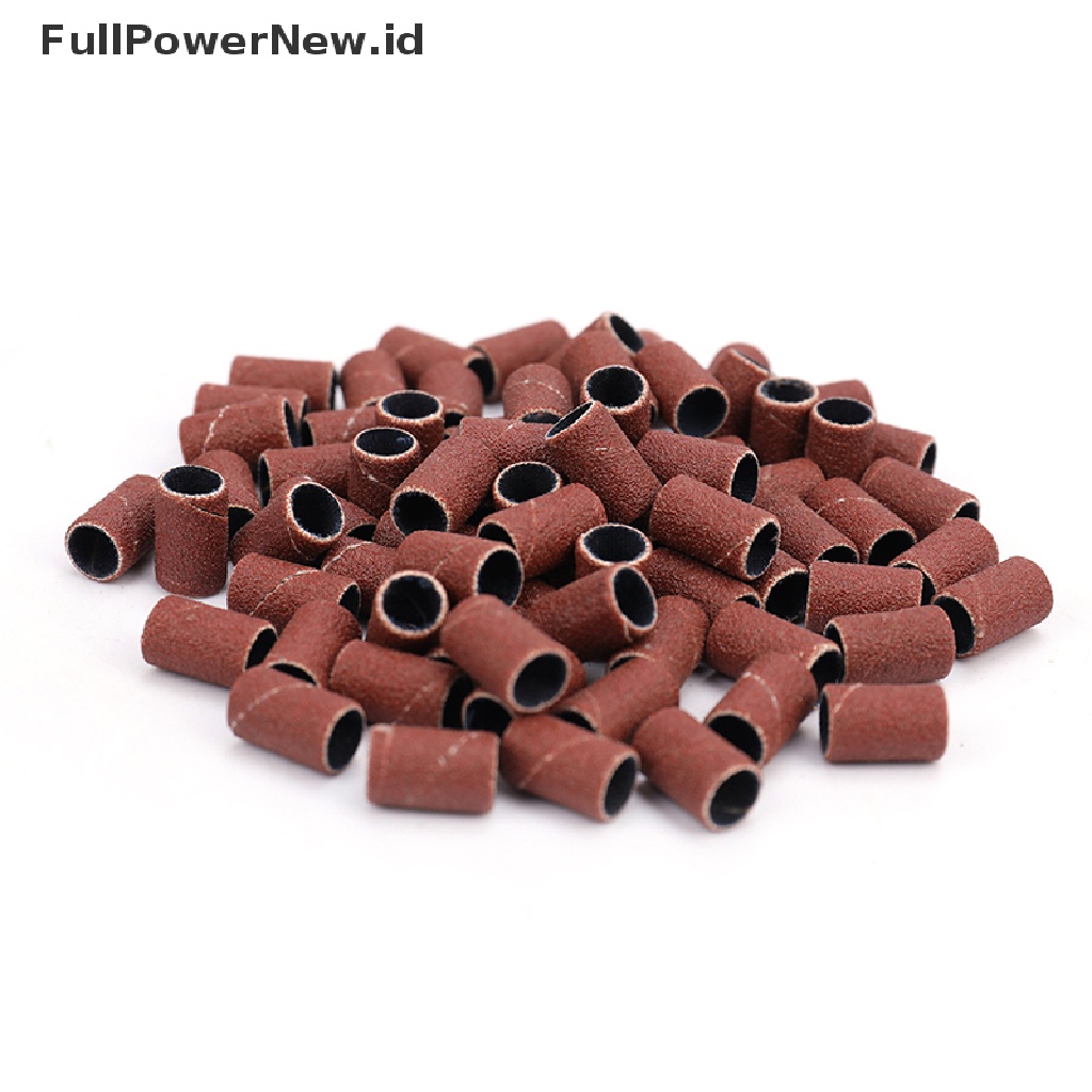 [KUKU PALSU] 100Pcs/Set Sanding Bands Cutters For Milling Machine Manicure Nail Drill Bits .