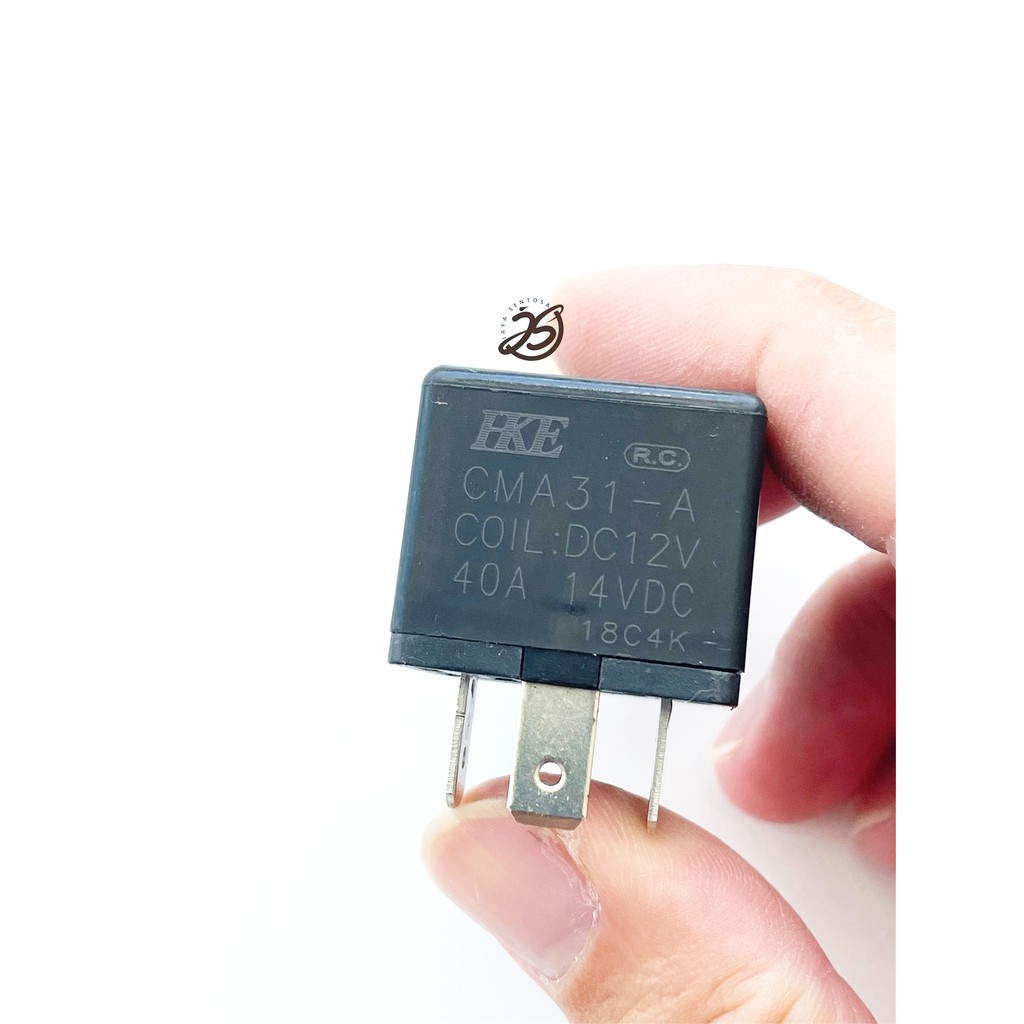 RELAY MOBIL 12V 4PIN (1BUAH) CMA31-A 40A RELAY MOBIL 12V 4 KAKI HKE ASLI