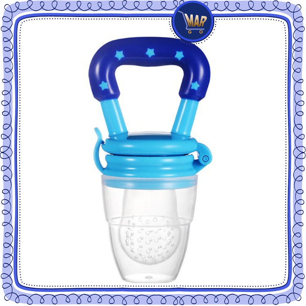 Empeng Dot Buah Bayi-Biru