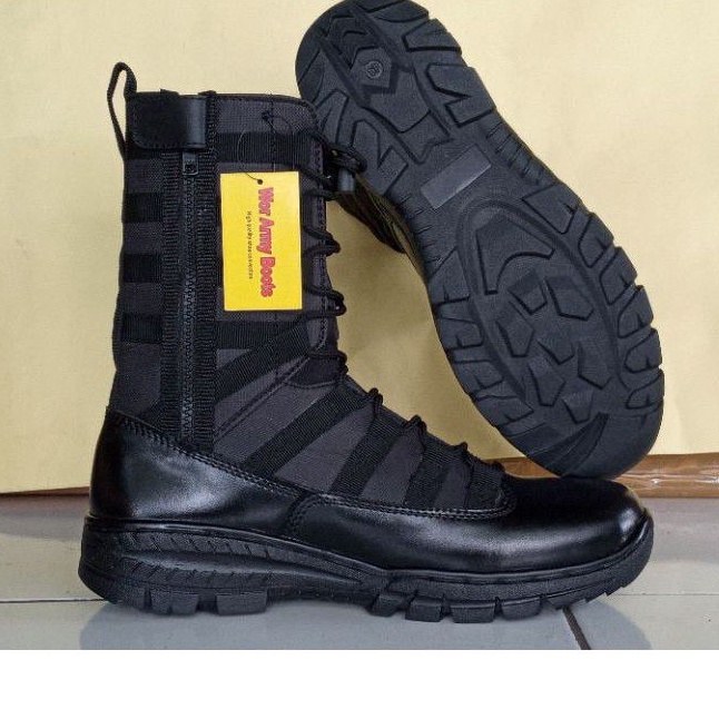 Sepatu PDL TNI POLRI SECURITY DISHUB Model Ninja M2  Kulit sapi Asli