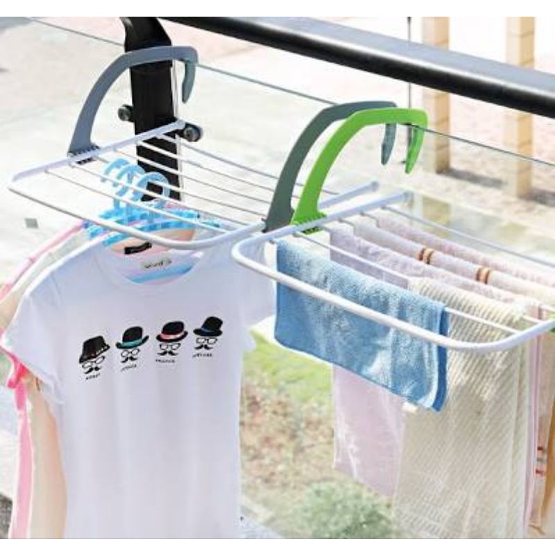 Hanger Gantungan Jemuran Baju Balkon