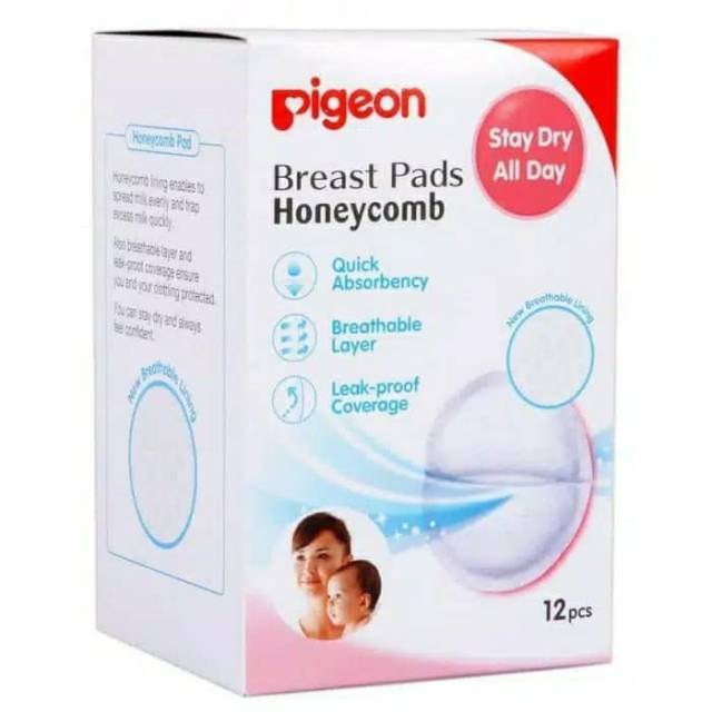 Pigeon Breast Pads Honeycomb 12 pcs , 36 pcs , 66 pcs