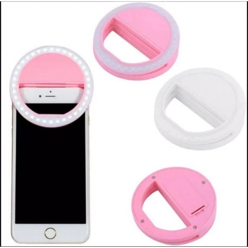 Selfie Ring light lampu led mini Ringlight lampu selfie