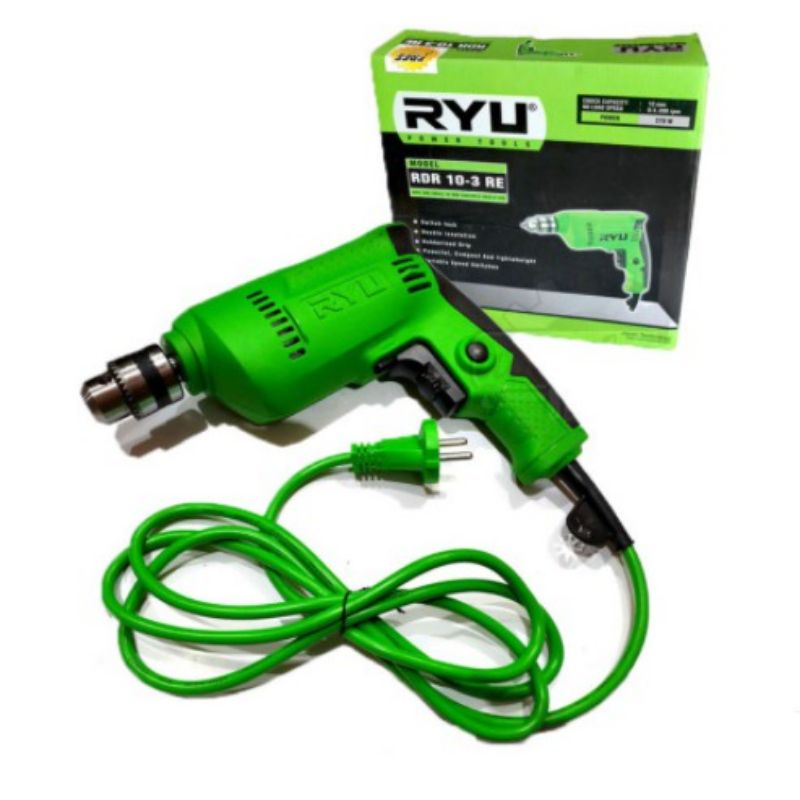 Mesin Bor RYU 10 mm RDR10-3RE / mesin bor ryu 10mm