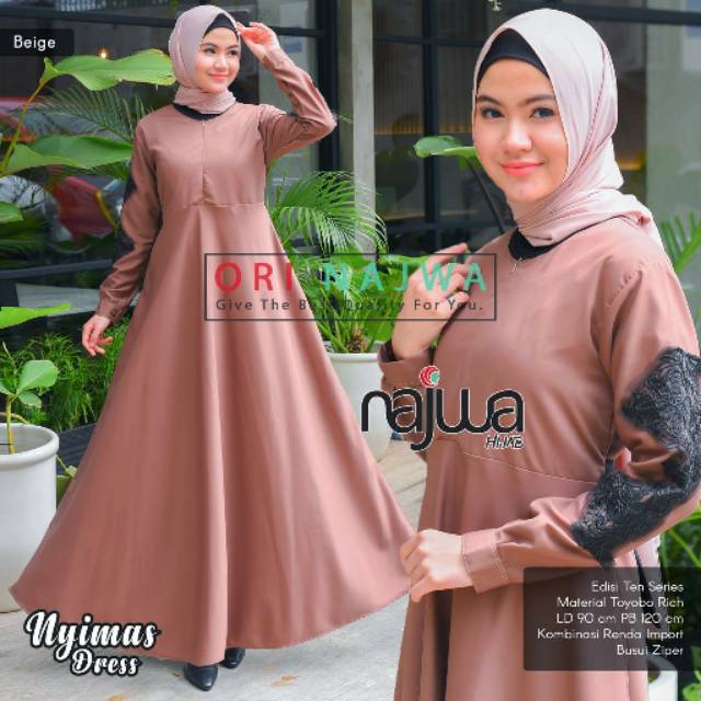 DRESS NYIMAS ORIGINAL BY ORI NAJWA
