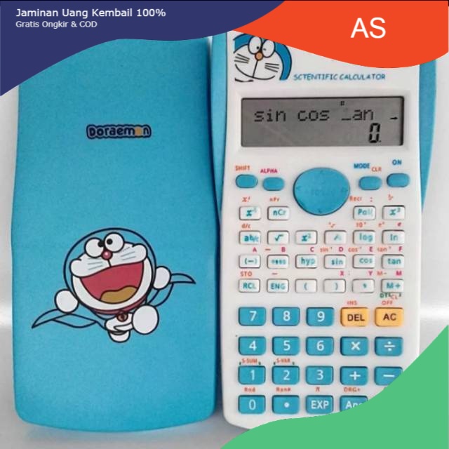 

Murah [COD} Kalkulator Scientific Doraemon fx 350 Ms . Kalkulator Doraemon . Scientific Kalkulator