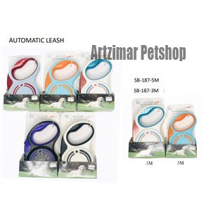 tali tuntun harnes automatic anjing kucing pet retractable leash sj