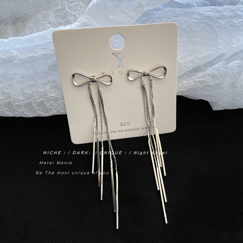 Anting Tusuk Gantung Bahan Sterling silver 925 Desain Pitarumbai Gaya Kerensimple Untuk Wanita