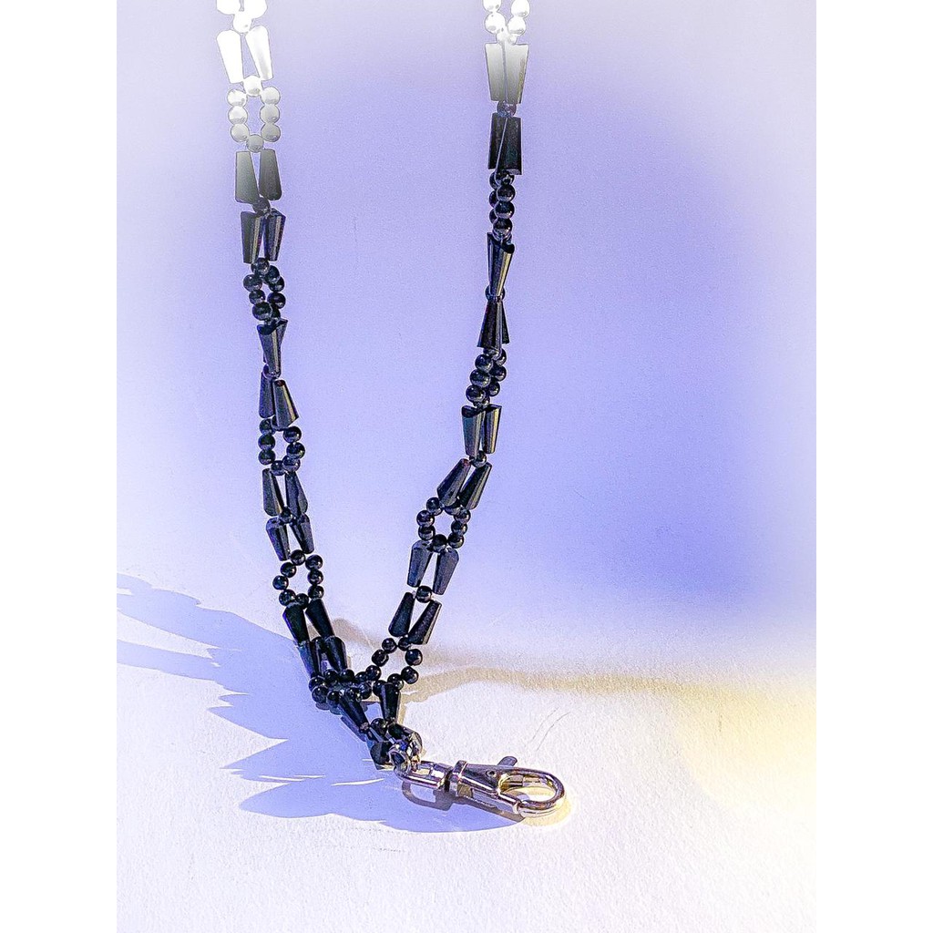 

Lanyard/Nametag Black Pagoda Crystal