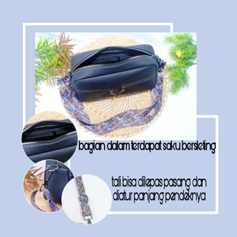 tas wanita murah/tas kulit jeruk papirut garut/tas selempang virall kekinian/tas tali panjang