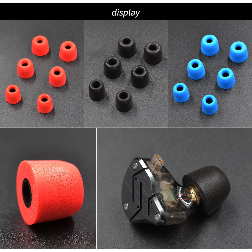 High Quality Eartips Foam for KZ / CCA / TRN / QKZ Earphones