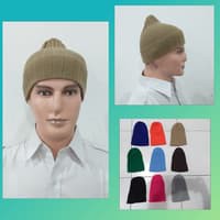 Topi Kupluk Rajut Warna Anak Dewasa / Topi Kupluk Beanie Hat