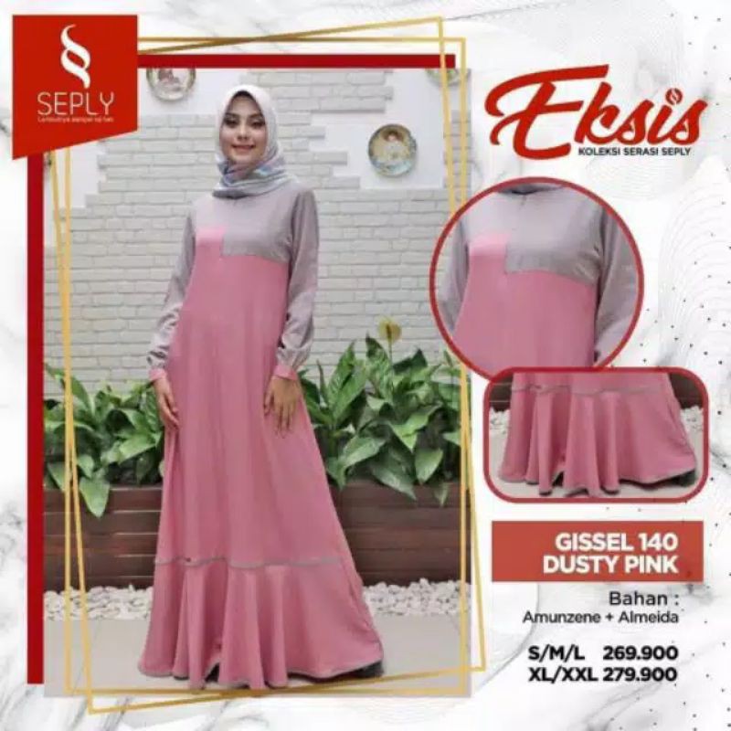 Gamis SEPLY GISSEL 140 DustyPink || Seply Ethica