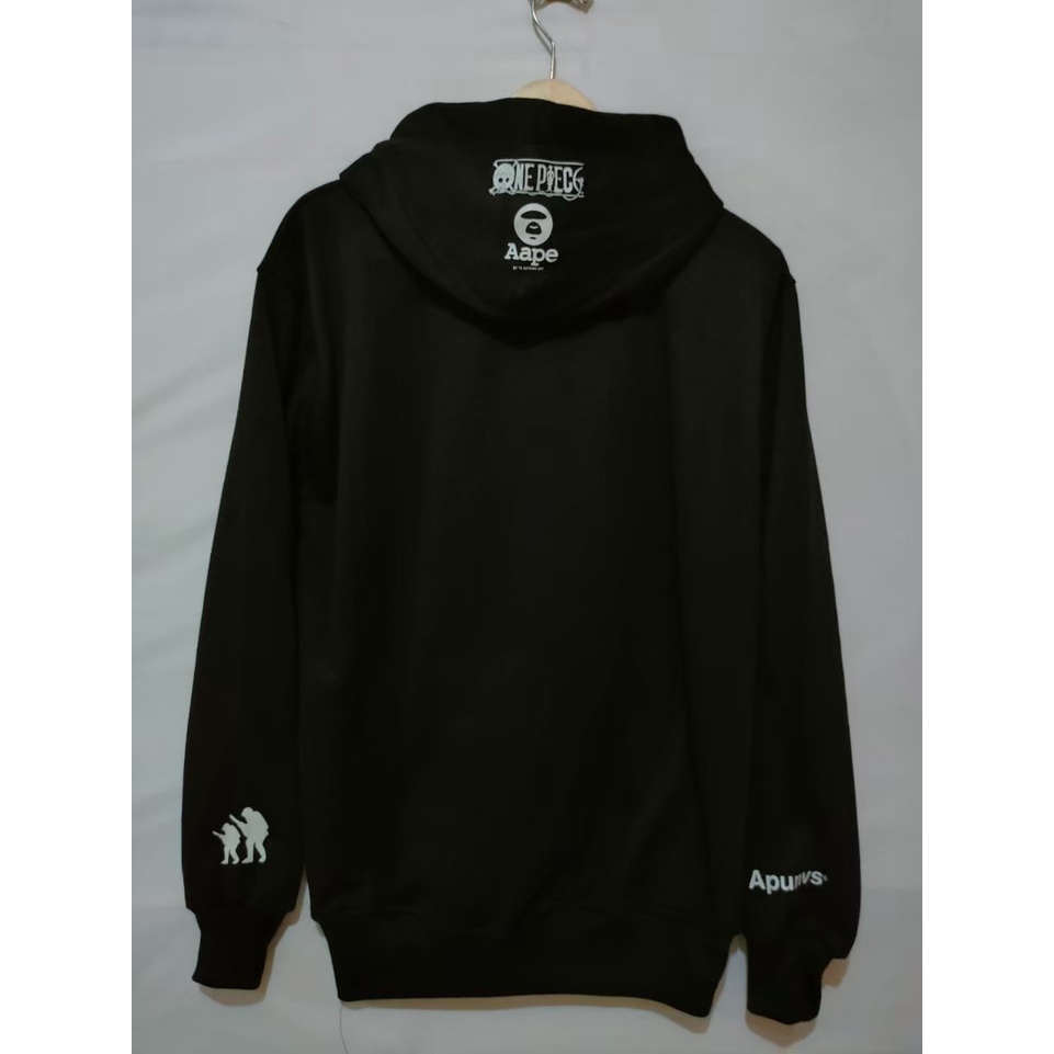 One Pice  Aape X One Paice Tengkorak Hoodie II Jumper Hoodie Anime II Sweater Hoodie Sablon One Pice tengkorak ( Pria &amp; Wanita )