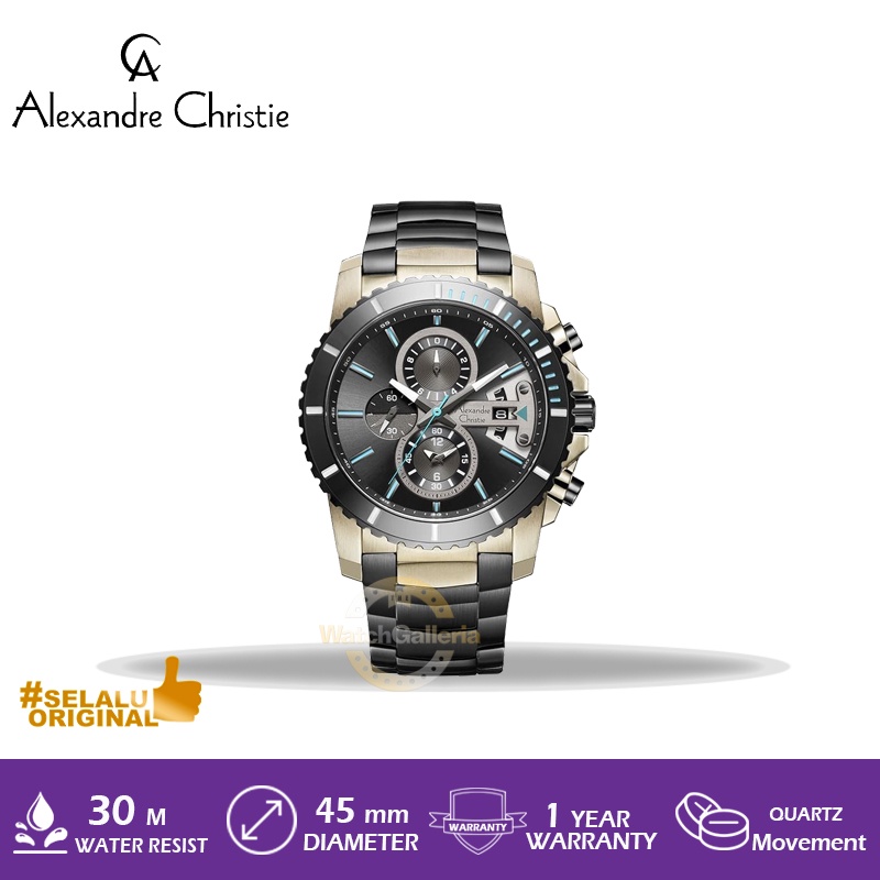 Alexandre Christie Analog Man AC 6455 MC BARGBA AC6455 MCBARGBA