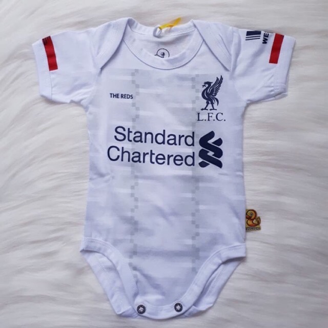 BABY JUMPER BOLA LIVERPOOL Away 2019-2020, BABY JERSEY, JERSEY BAYI, JERSEY ANAK, KAOS JERSEY ANAK