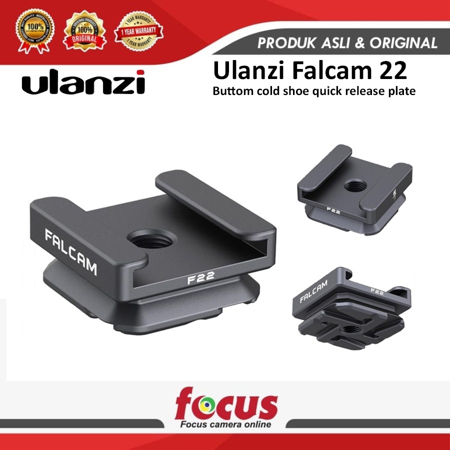 Ulanzi Falcam F22 Buttom cold shoe quick release plate