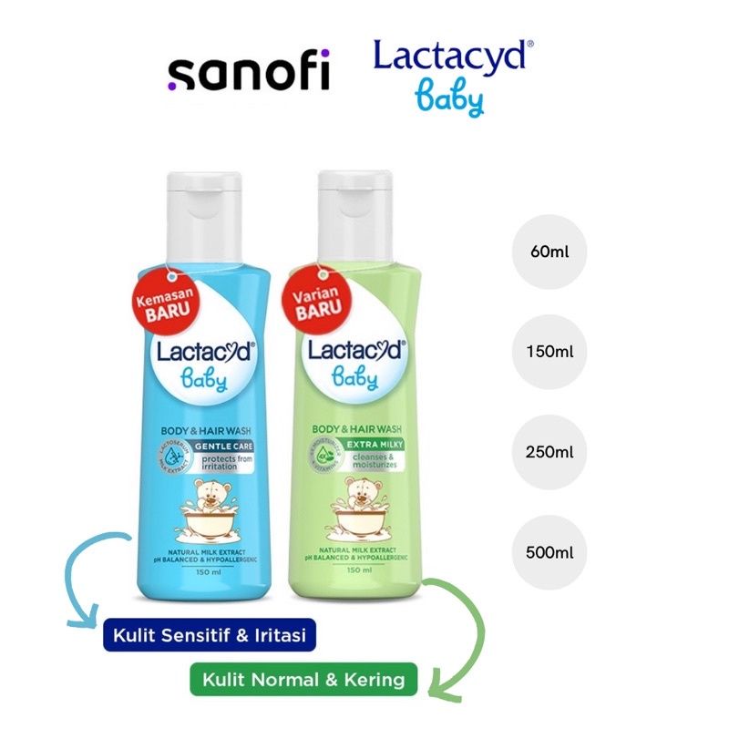 LACTACYD BABY BODY&HAIR WASH