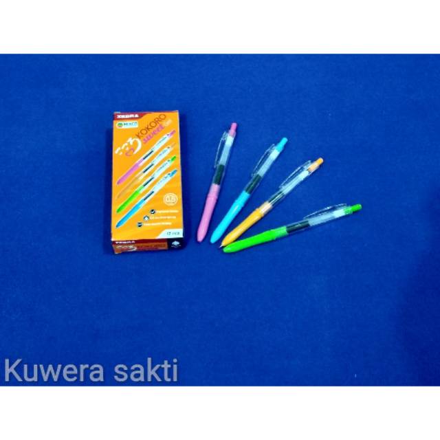 

Pulpen Zebra Kokoro sweet (pet lusin)