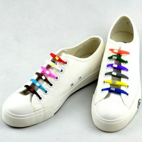 HILACES BASIC Lazy Shoelace Tali Sepatu Silikon tali sepatu karet (8PCS/PACK)-1