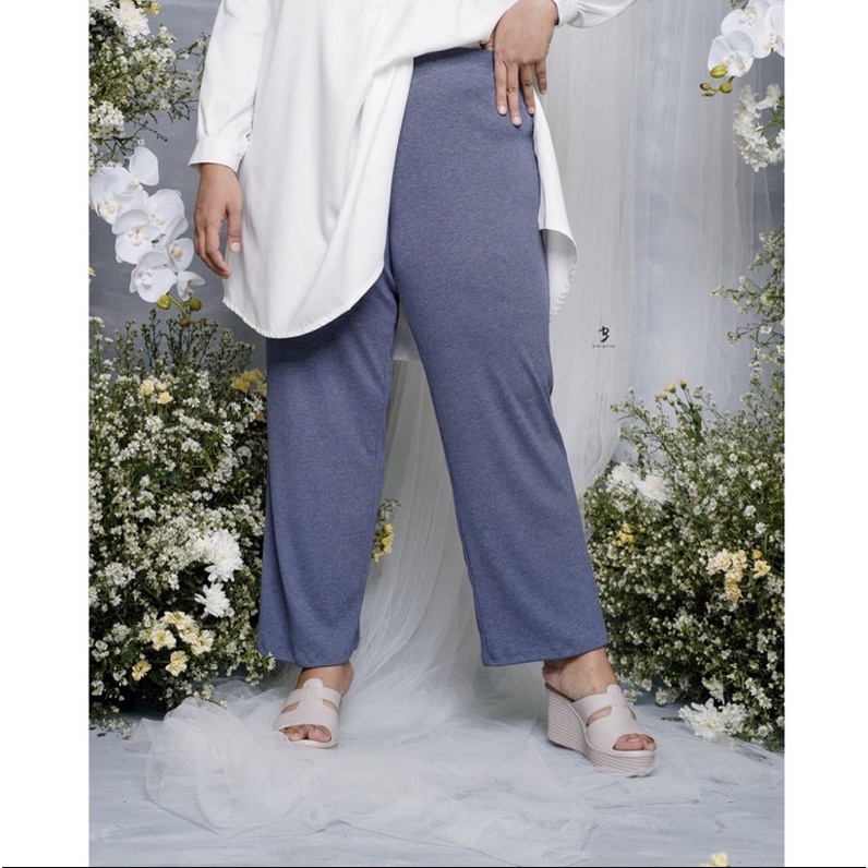 Yuma Kulot Kulot Knit by Bibigsize | Kulot Big Size | Kulot Jumbo | Celana kulot Big size | celana k