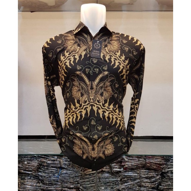 Baju Batik Jumbo Pria M. L. XL. XXL. L3. L4. L5 KEMEJA BATIK LENGAN PANJANG MODEL TERBARU KATUN PRIMA MOTIF MURAH MERIAH Batik Pria Kantor Pesta Murah Katun Motif Modern