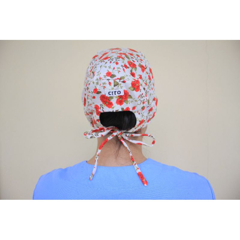 Head cap / head cap medis motif / surgical cap / topi dokter / topi operasi / topi perawat