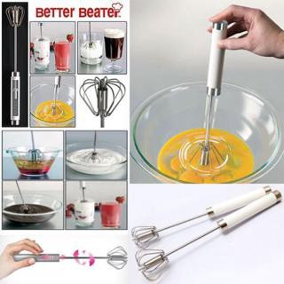 1 Set isi 2 Alat Pengocok Manual Stainless /Better Beater / Hand mixer / Pengocok