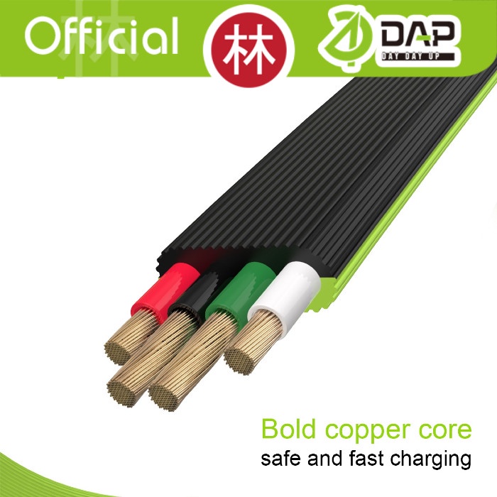 DAP DPM100 Data Cable Micro USB Fast Charge 2.4A - 1 Toples 30 Pcs