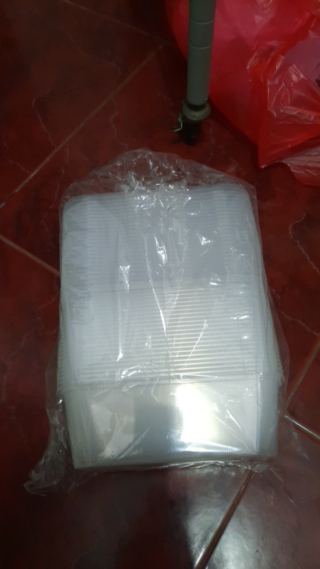 [isi 25pcs] Kotak Makan / Tepak / Thinwall Food Container Dm 750ml Rec