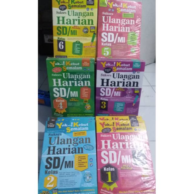 

OBRAL 70% Buku Sukses Ulangan Harian SD/MI kelas 1,2,3,4,5,6