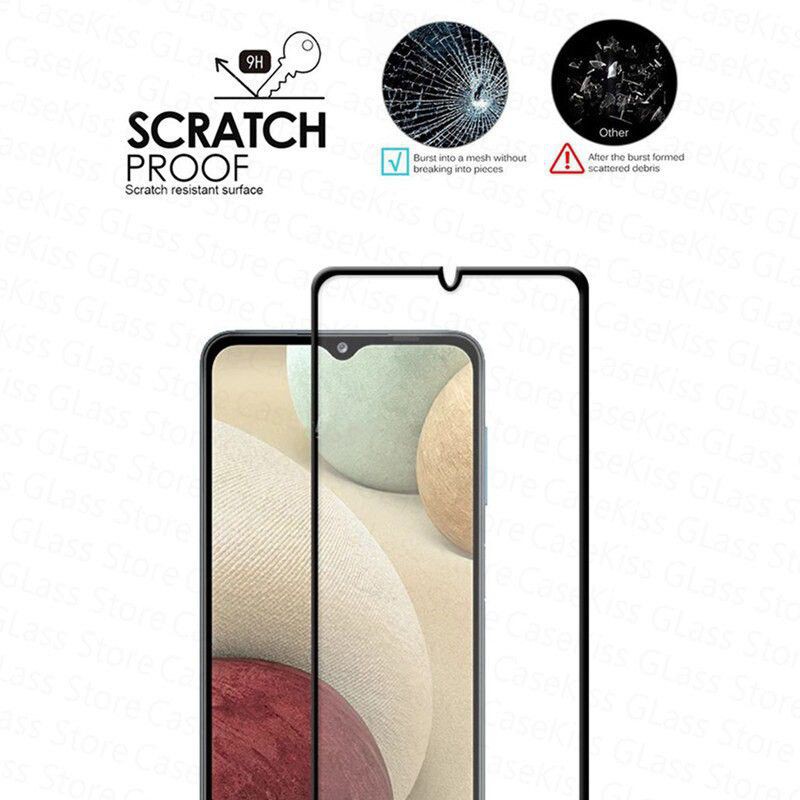 TEMPERED GLASS 9D FULL COVER FULL GLUE SAMSUNG A33 5G A13 A03S M02 M22 A12S A13 4G M62 A04S A04 A04 CORE A04E A14 5G A14 4G A03E A34 5G F12 A24 4G M12 M23 5G A21S A12 A02S 20201