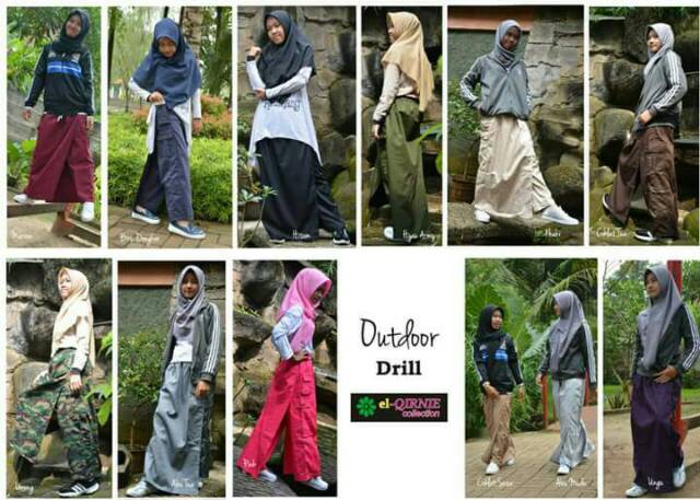 Rok Celana Drill el Qirnie Collections