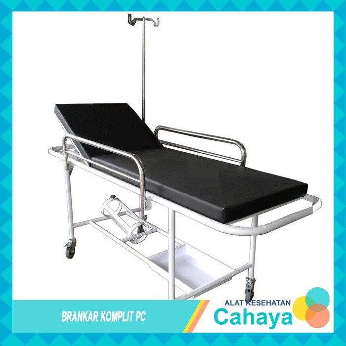 Brankar dorong| brangkar Pasien Powder Coating | Brangkar Tandu Dorong