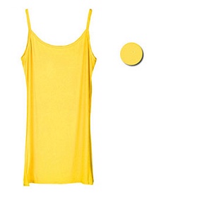 Korean Basic Inner Tanktop Atasan Wanita Polos Tanpa Lengan 2387-Yellow