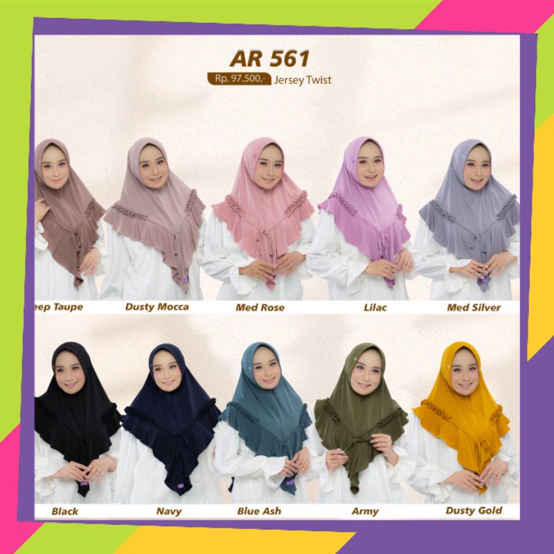 Hijab arrafi hijab nadera luxury bergo terbaru plisket pasmina segitiga segi empat hijab halus hijab