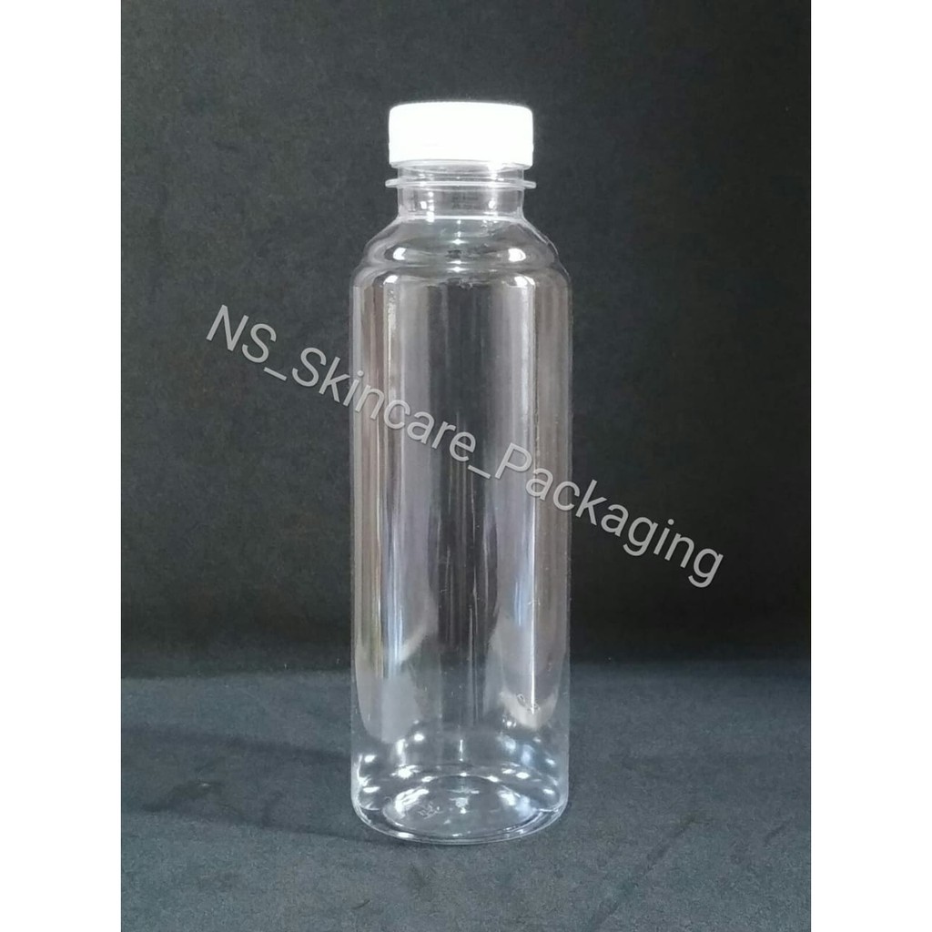 Botol almond 250ml / Botol minuman 250ml - tutup putih